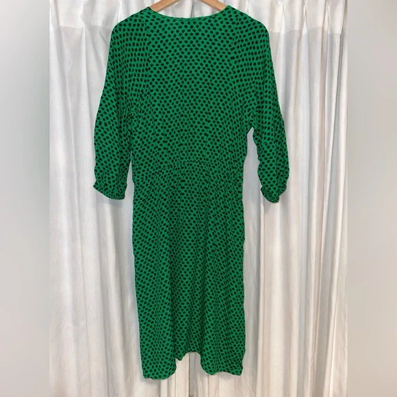 Banana Republic Emerald Patterned Midi Dress - Picture 8 of 8